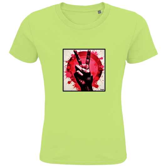 Kids Premium Bio T-Shirt Neon Piece of Peace