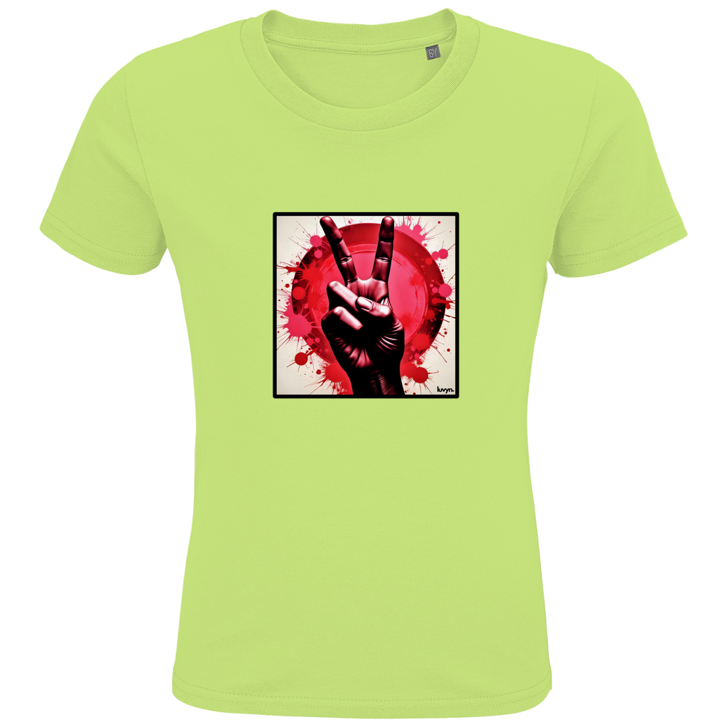Kids Premium Bio T-Shirt Neon Piece of Peace