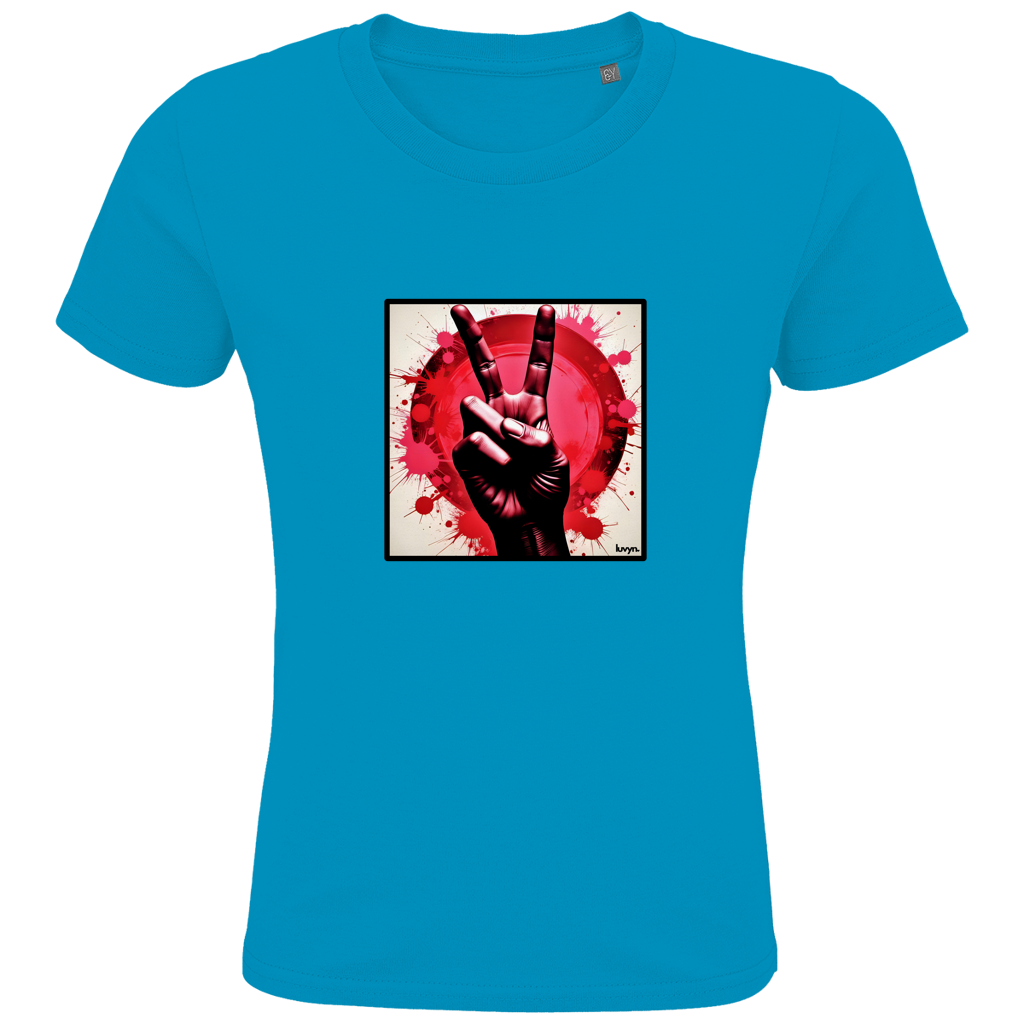 Kids Premium Bio T-Shirt Neon Piece of Peace