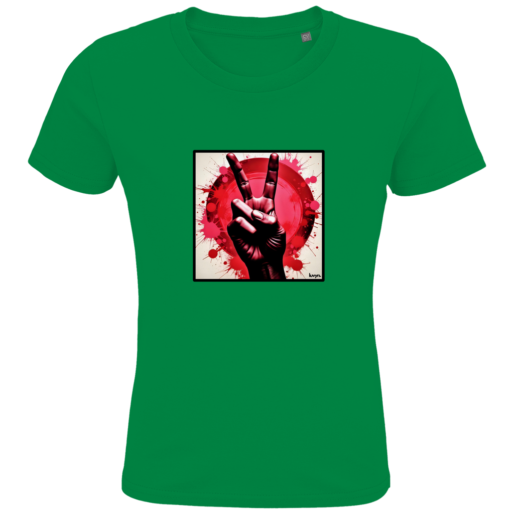 Kids Premium Bio T-Shirt Neon Piece of Peace