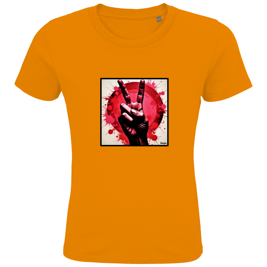Kids Premium Bio T-Shirt Neon Piece of Peace