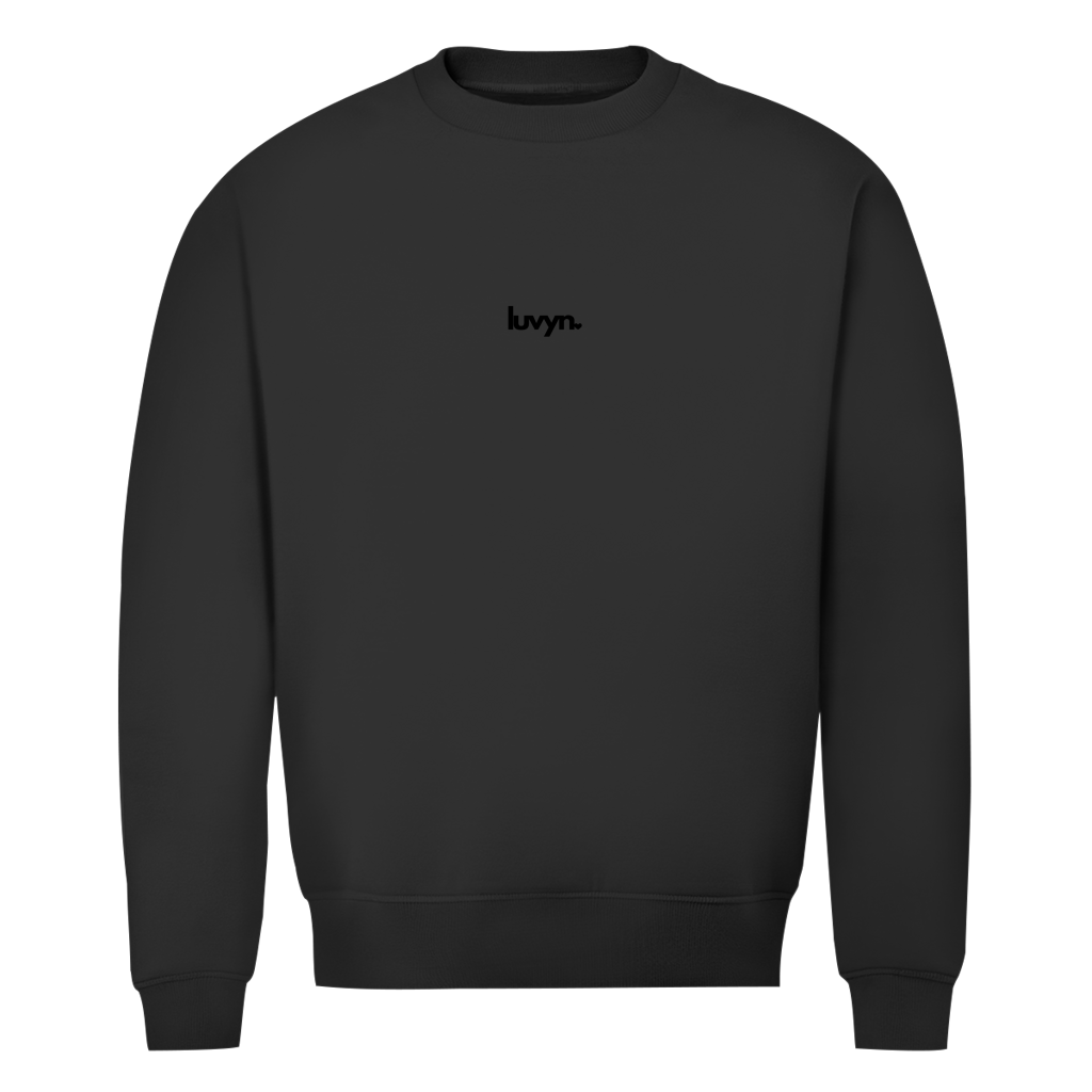 Herren Premium Bio Sweatshirt LUVYN BLACK 26