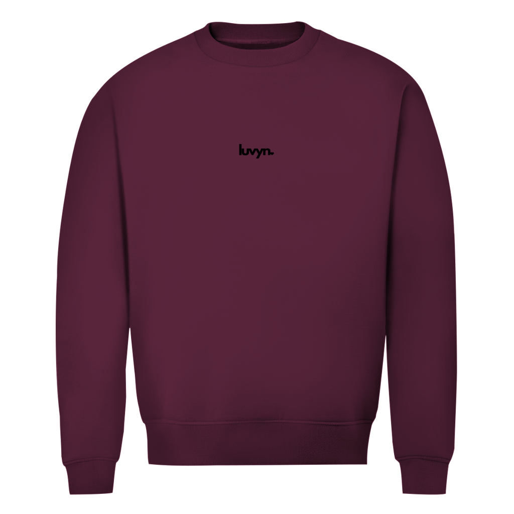 Herren Premium Bio Sweatshirt LUVYN BLACK 26