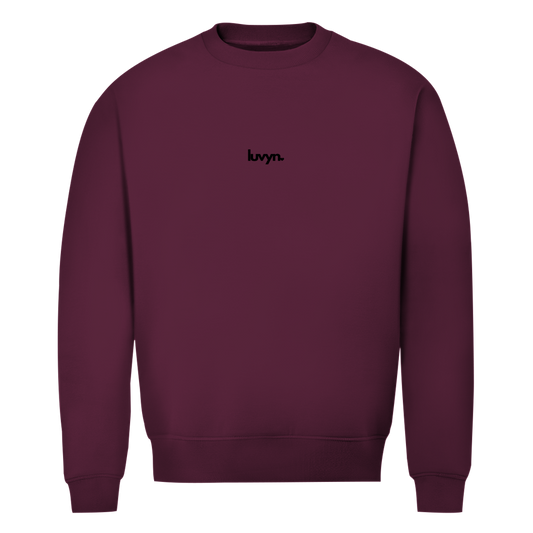 Herren Premium Bio Sweatshirt LUVYN BLACK 26