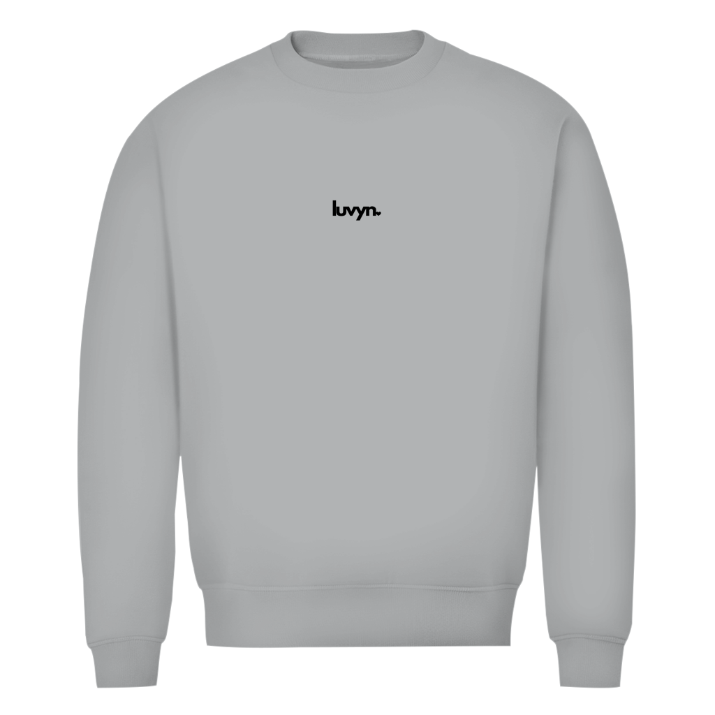 Herren Premium Bio Sweatshirt LUVYN BLACK 26