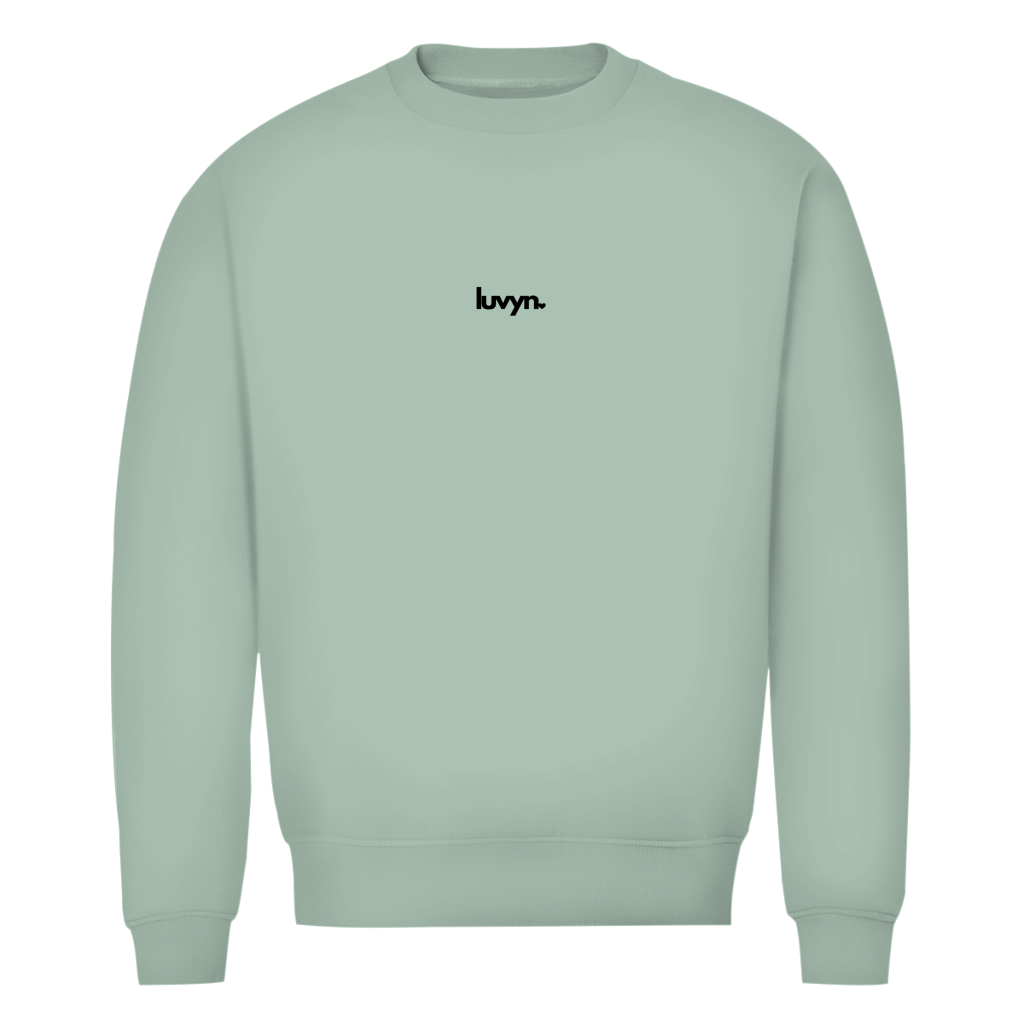 Herren Premium Bio Sweatshirt LUVYN BLACK 26
