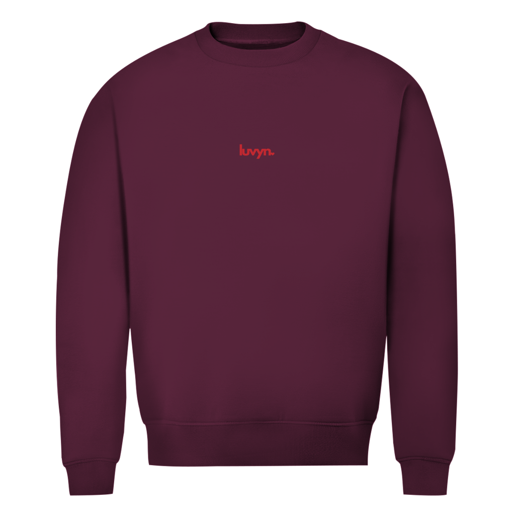 Herren Premium Bio Sweatshirt LUVYN RED 26