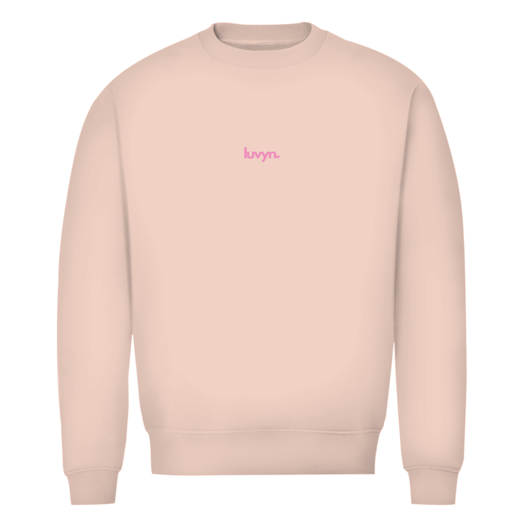 Herren Premium Bio Sweatshirt LUVYN PINK 26
