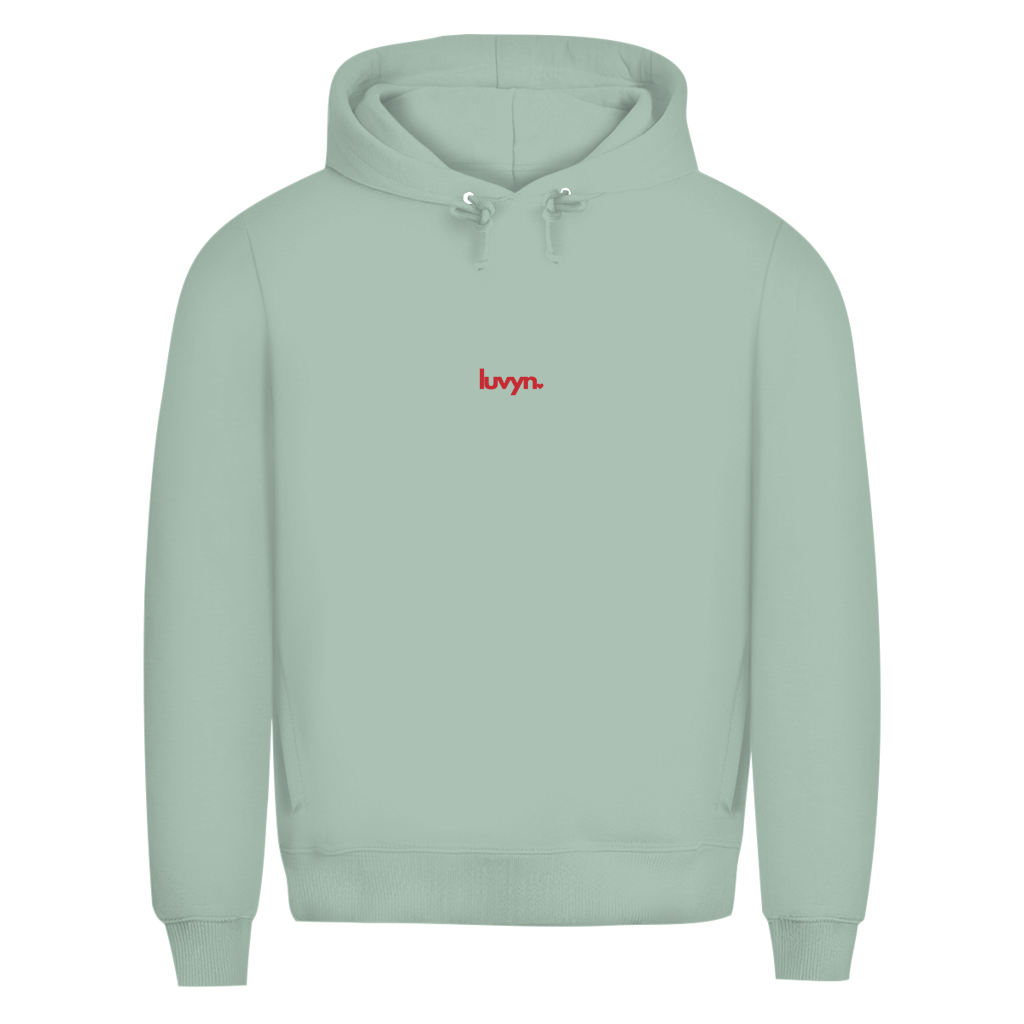 Herren Premium Bio Hoodie LUVYN RED 26