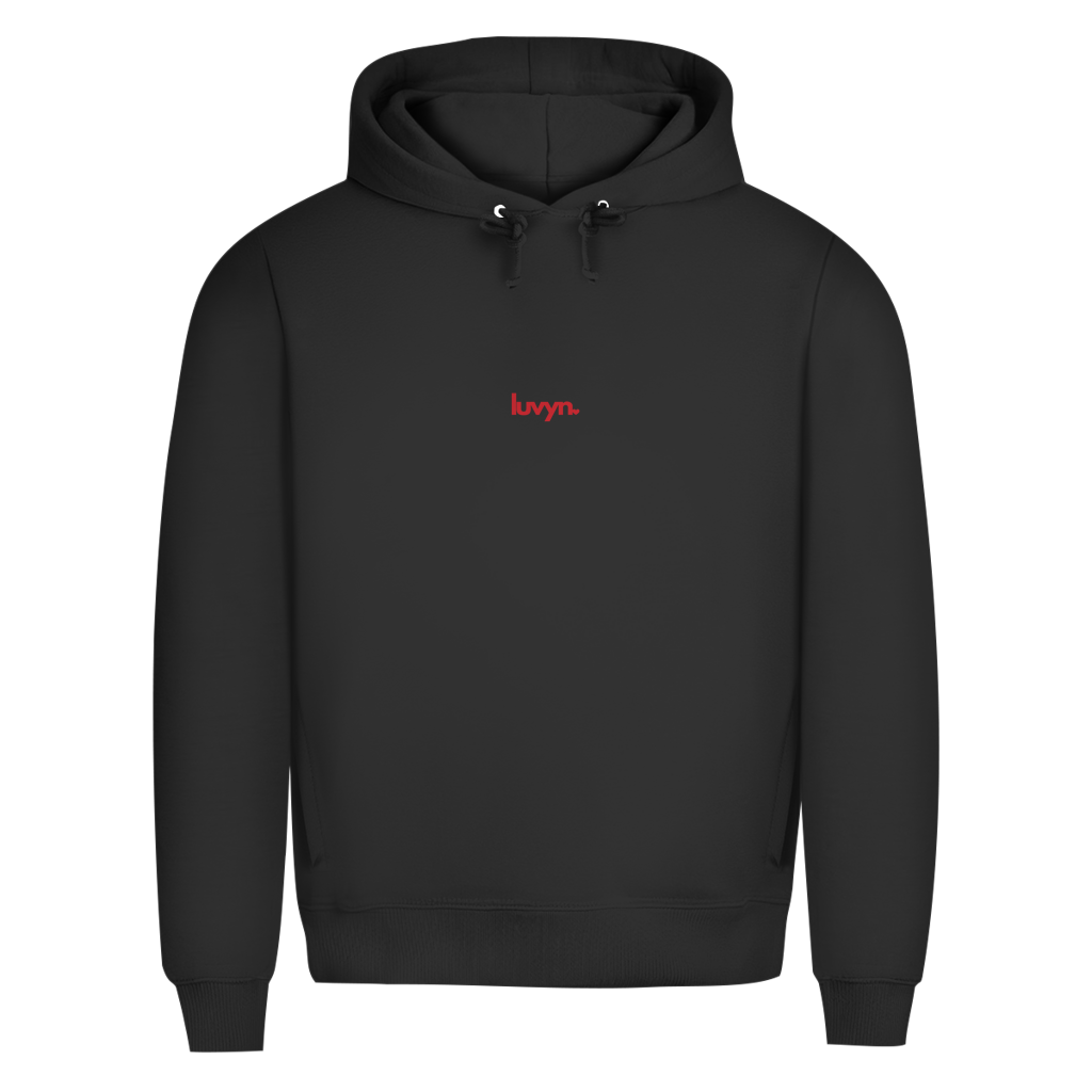Herren Premium Bio Hoodie LUVYN RED 26