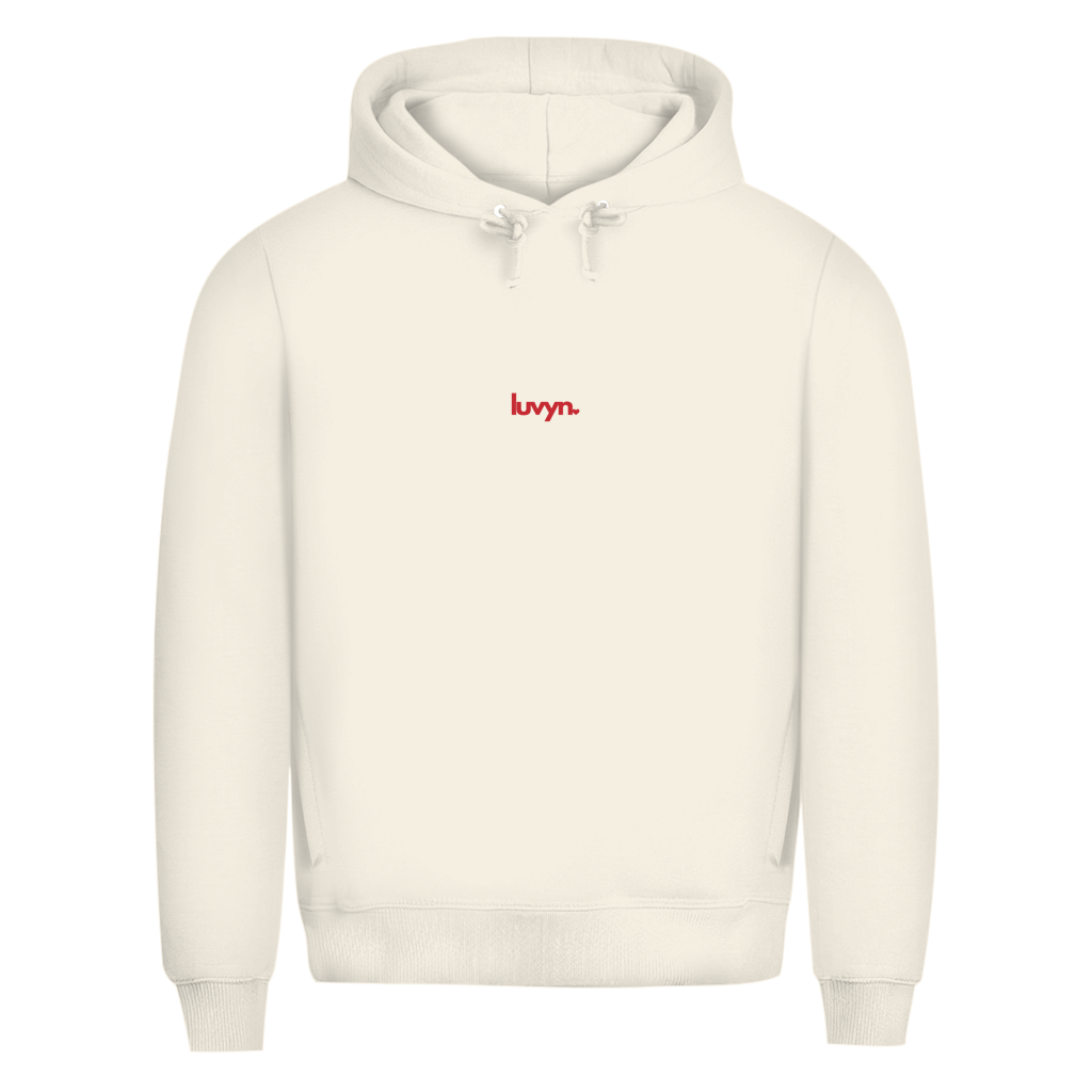 Herren Premium Bio Hoodie LUVYN RED 26