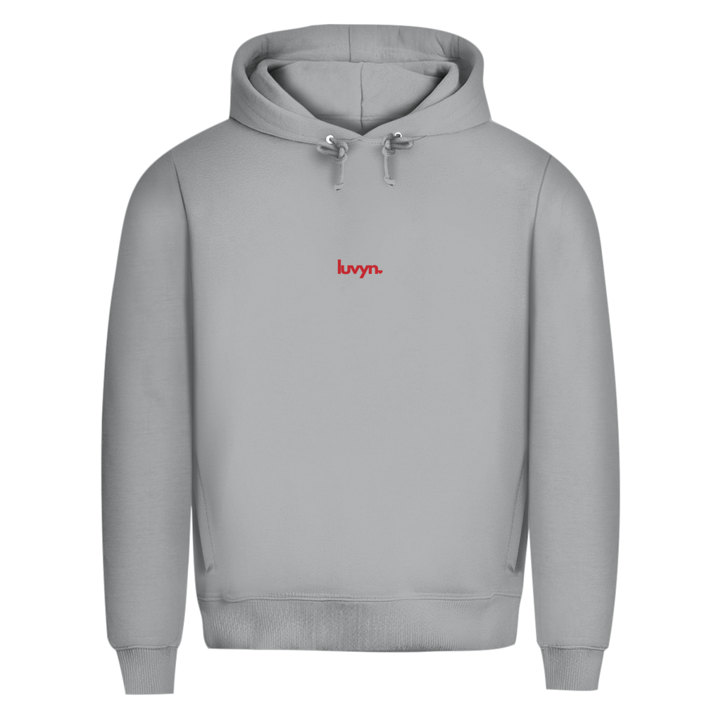 Herren Premium Bio Hoodie LUVYN RED 26