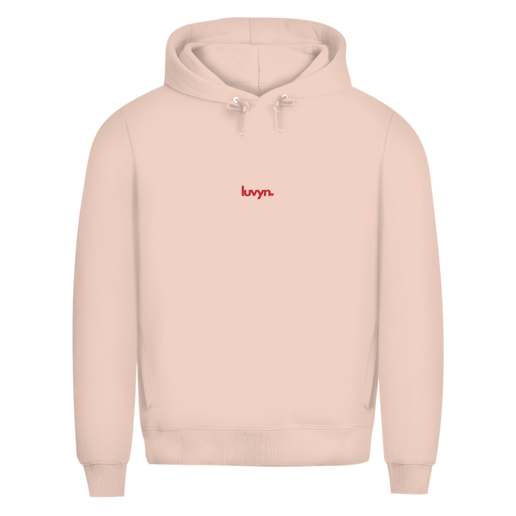 Herren Premium Bio Hoodie LUVYN RED 26