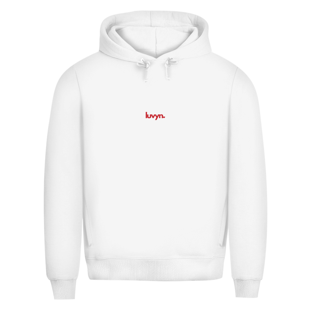 Herren Premium Bio Hoodie LUVYN RED 26