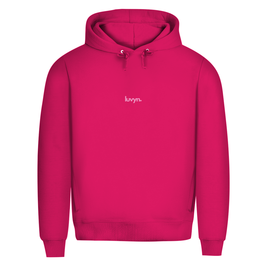 Herren Premium Bio Hoodie LUVYN PINK 26