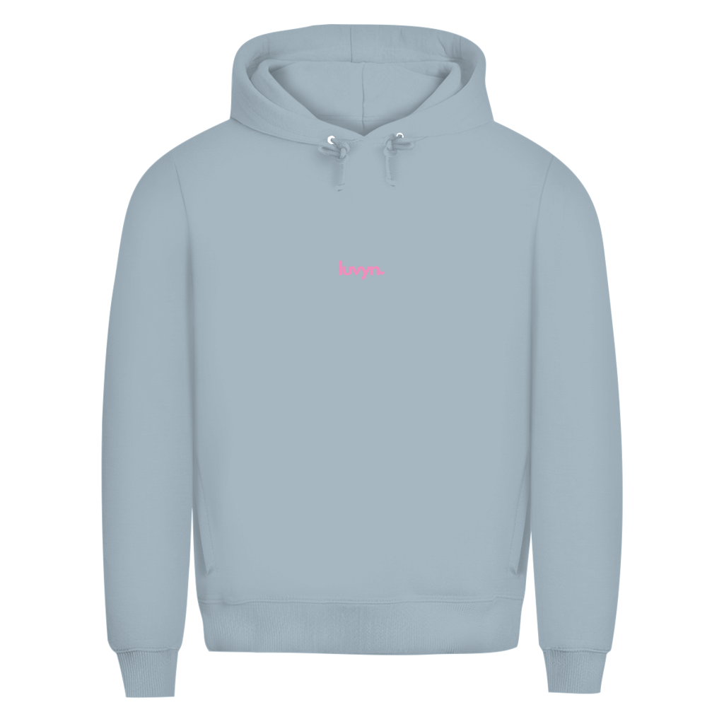 Herren Premium Bio Hoodie LUVYN PINK 26