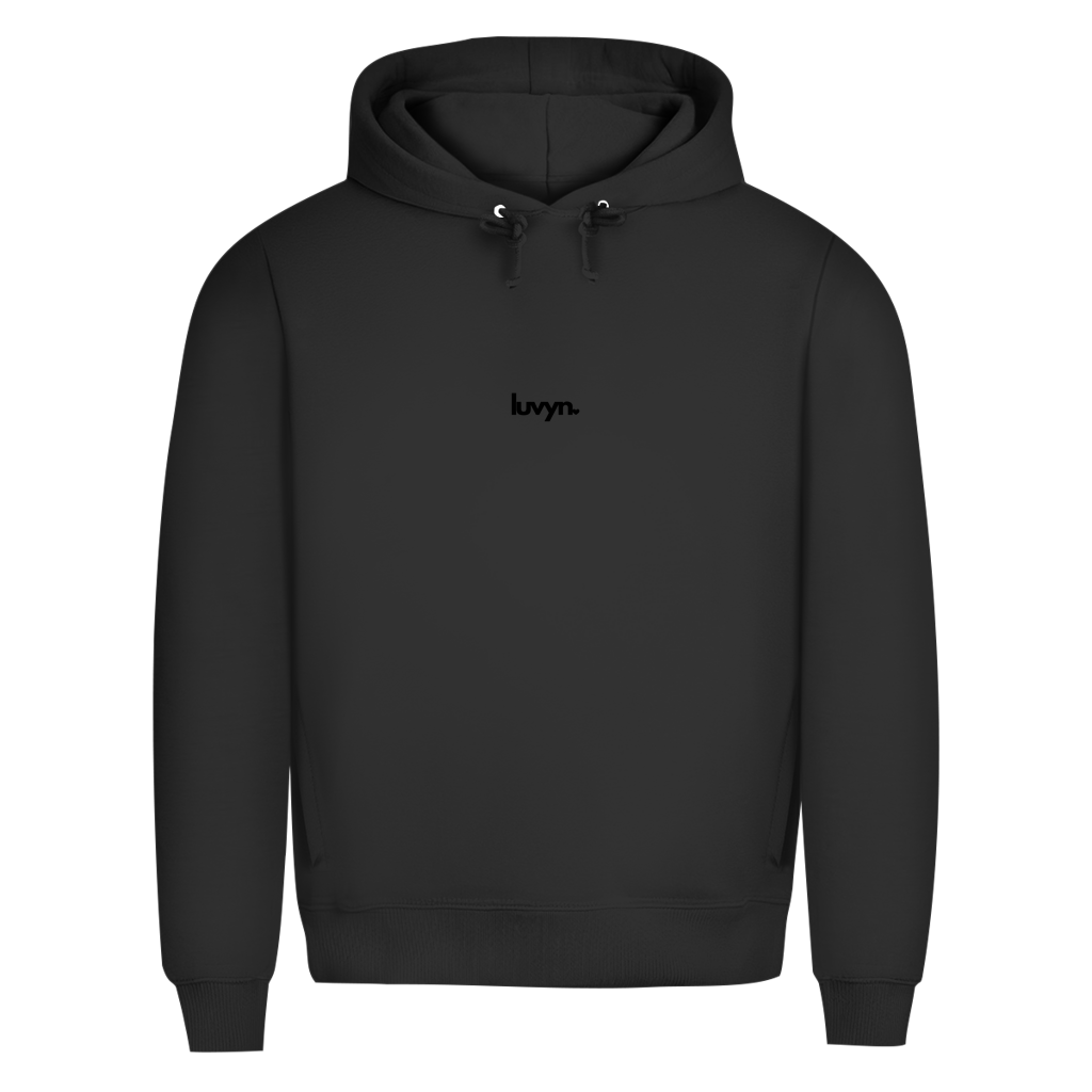 Herren Premium Bio Hoodie LUVYN BLACK 26