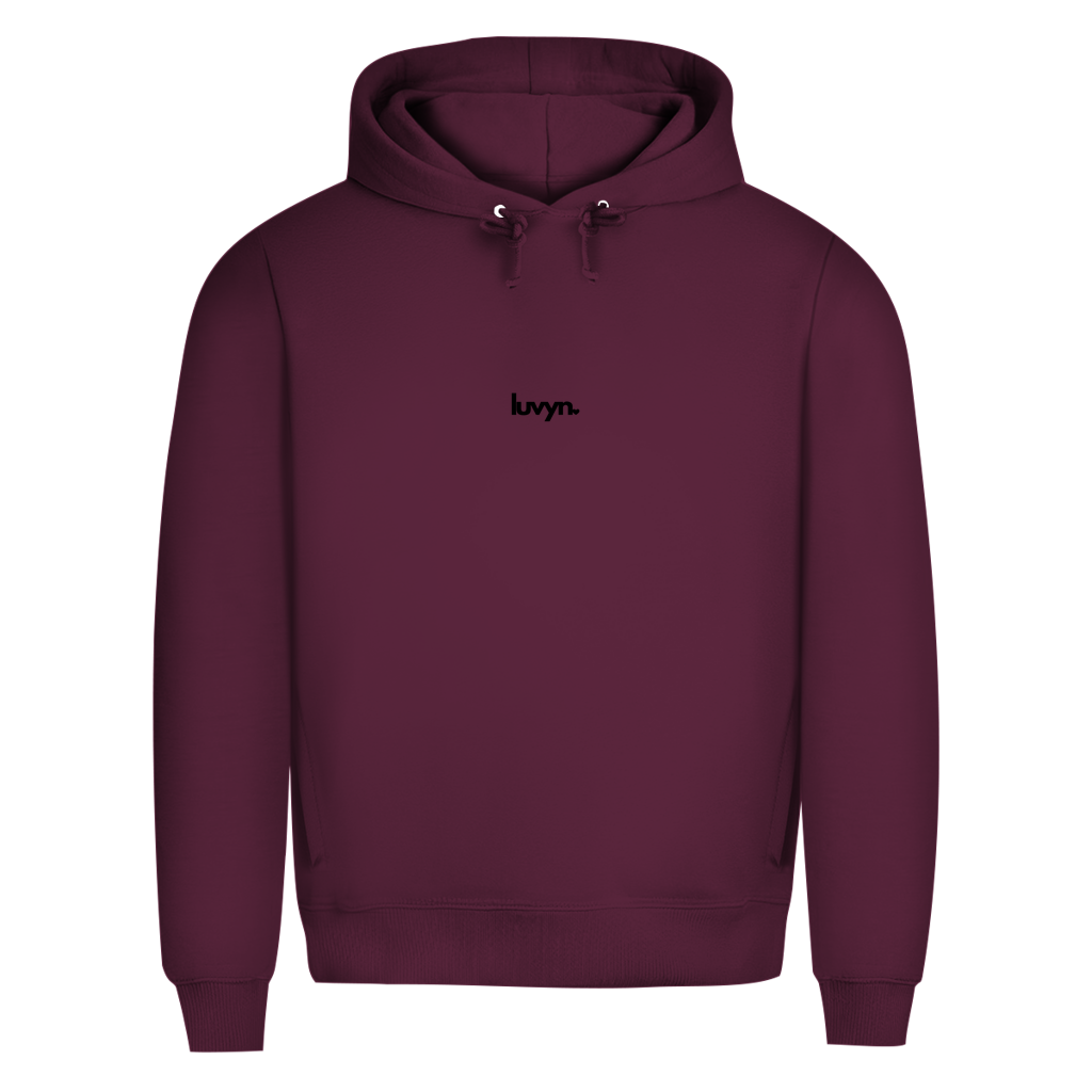 Herren Premium Bio Hoodie LUVYN BLACK 26