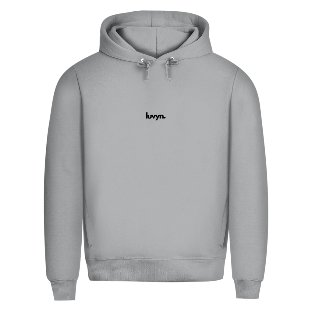 Herren Premium Bio Hoodie LUVYN BLACK 26