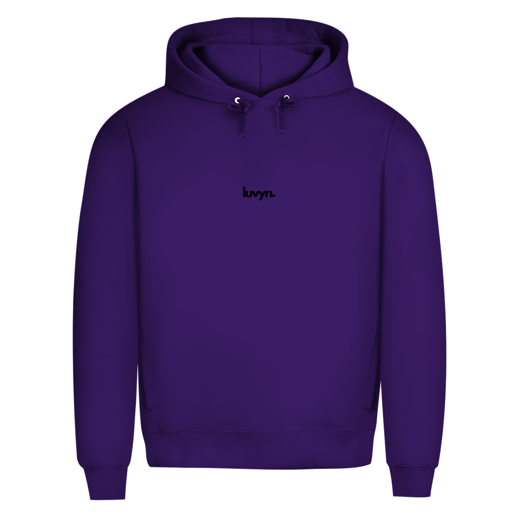 Herren Premium Bio Hoodie LUVYN BLACK 26