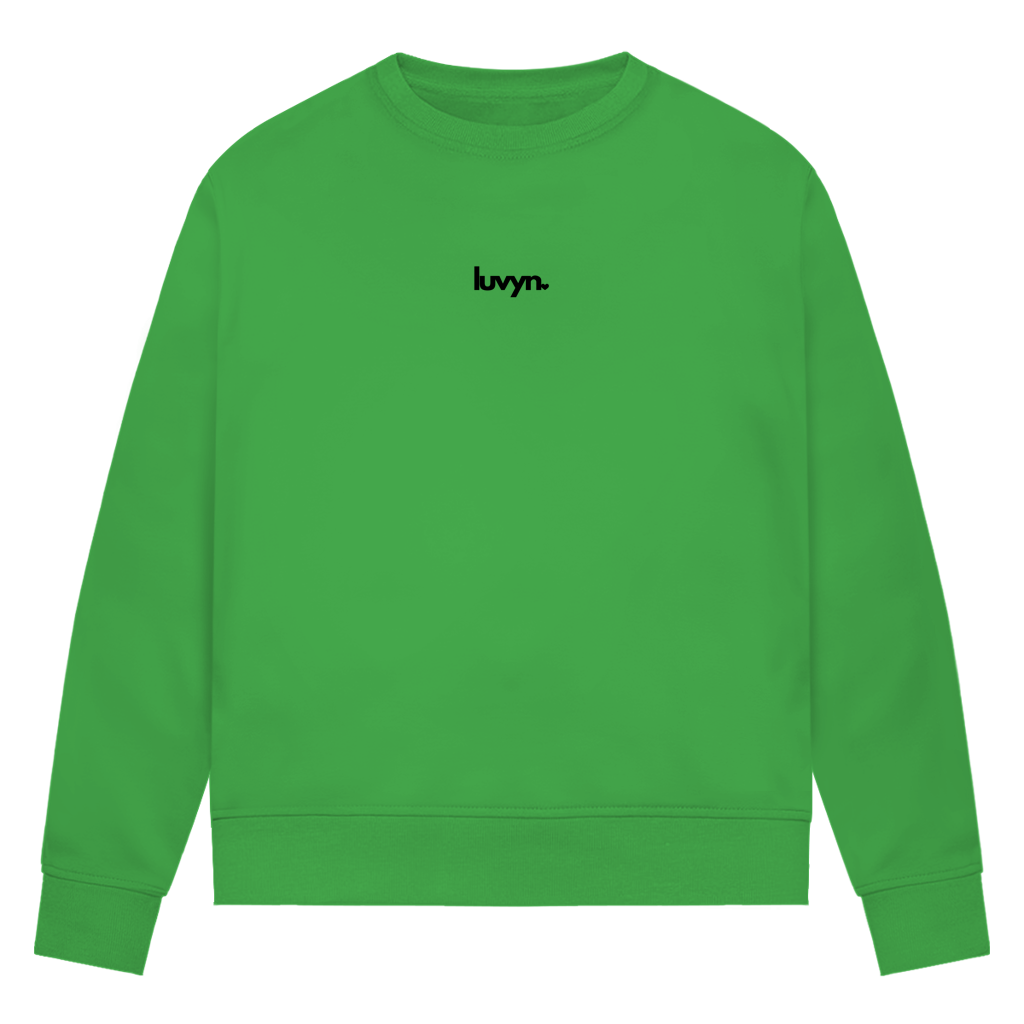 Damen Premium Bio Sweatshirt LUVYN BLACK 26