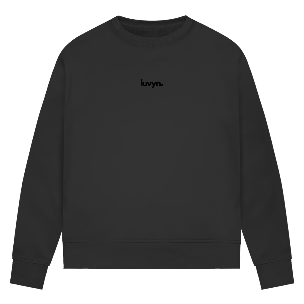 Damen Premium Bio Sweatshirt LUVYN BLACK 26