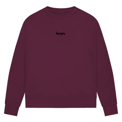 Damen Premium Bio Sweatshirt LUVYN BLACK 26