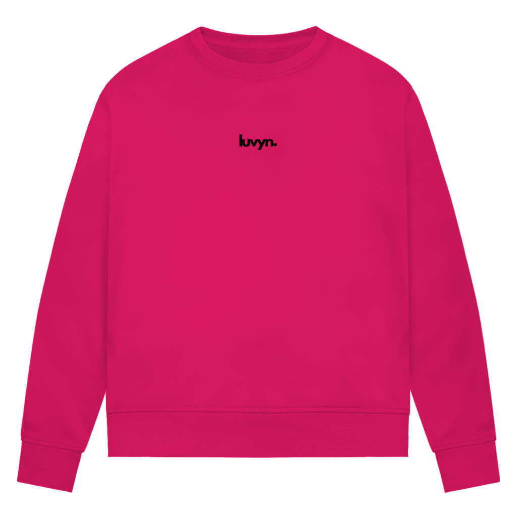 Damen Premium Bio Sweatshirt LUVYN BLACK 26