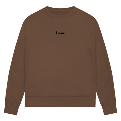 Damen Premium Bio Sweatshirt LUVYN BLACK 26