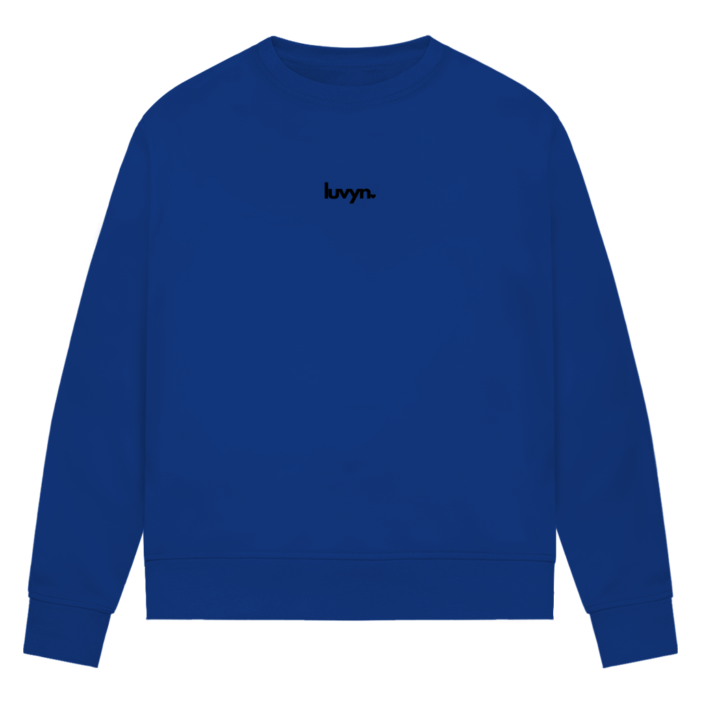 Damen Premium Bio Sweatshirt LUVYN BLACK 26