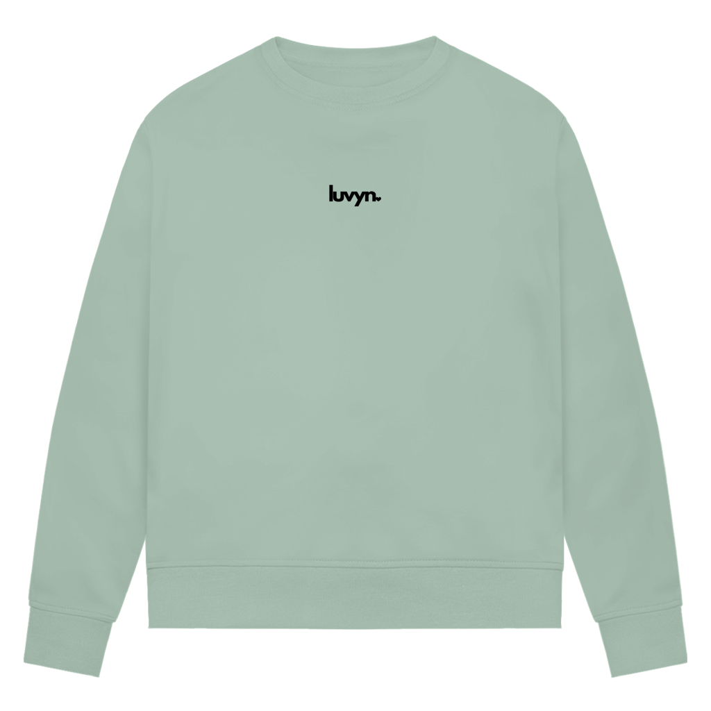 Damen Premium Bio Sweatshirt LUVYN BLACK 26