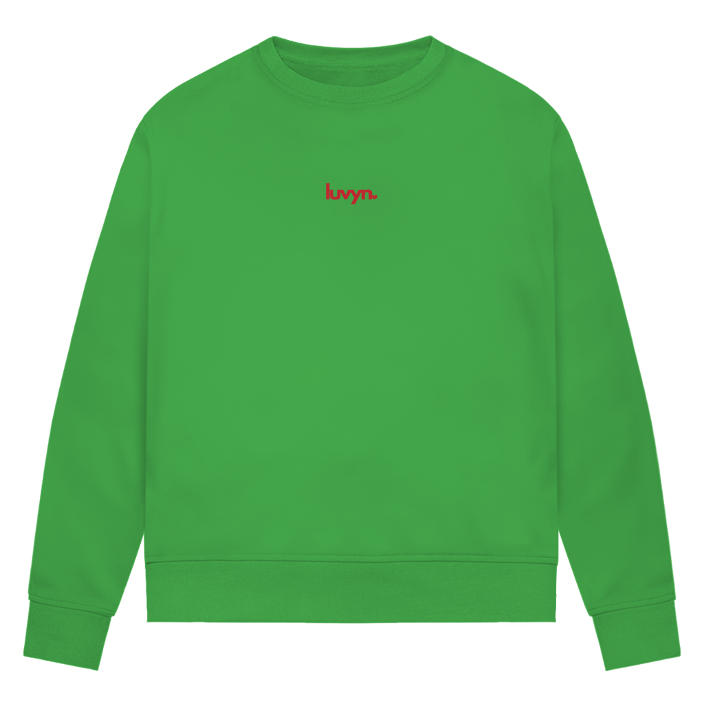 Damen Premium Bio Sweatshirt LUVYN RED 26