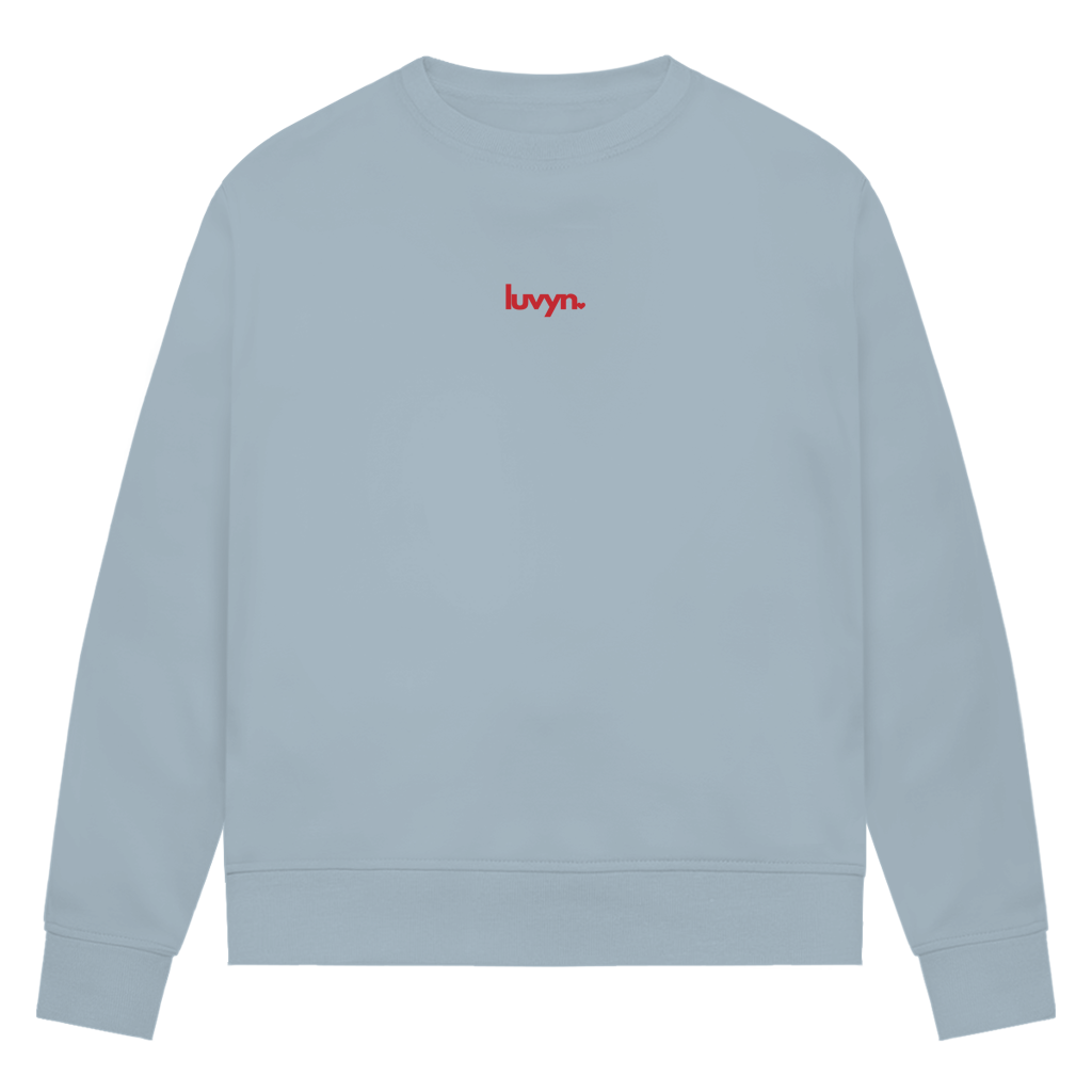 Damen Premium Bio Sweatshirt LUVYN RED 26