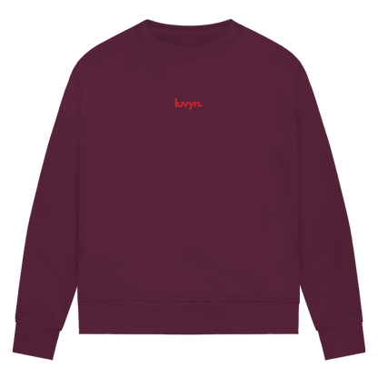 Damen Premium Bio Sweatshirt LUVYN RED 26