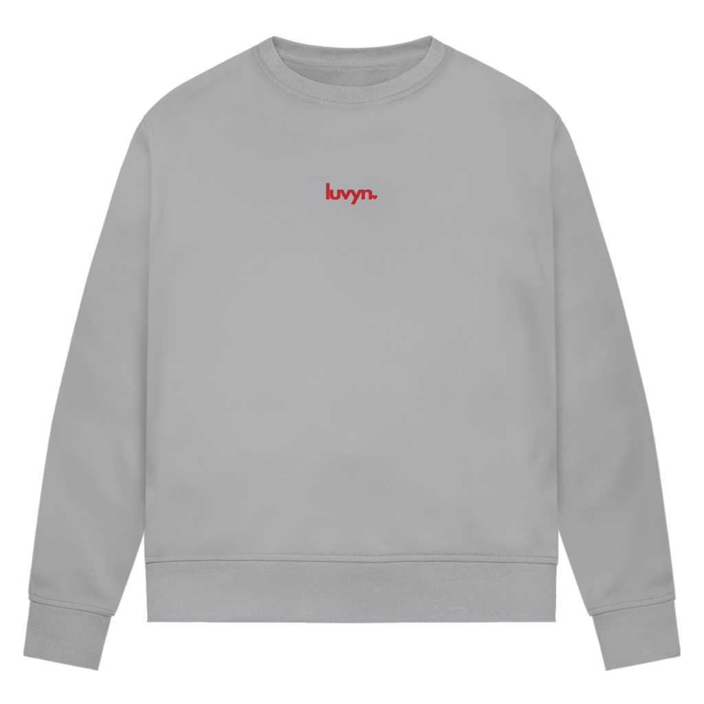 Damen Premium Bio Sweatshirt LUVYN RED 26