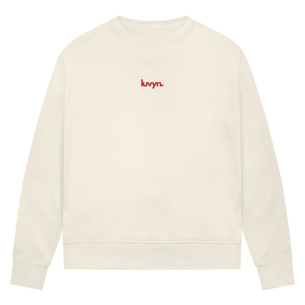 Damen Premium Bio Sweatshirt LUVYN RED 26