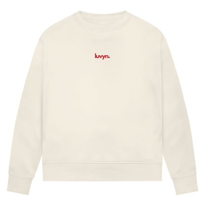 Damen Premium Bio Sweatshirt LUVYN RED 26