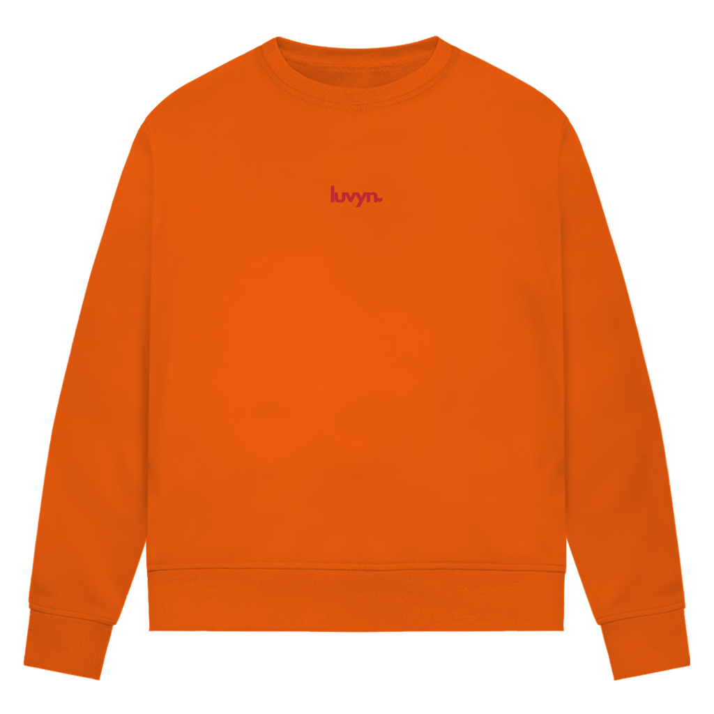 Damen Premium Bio Sweatshirt LUVYN RED 26