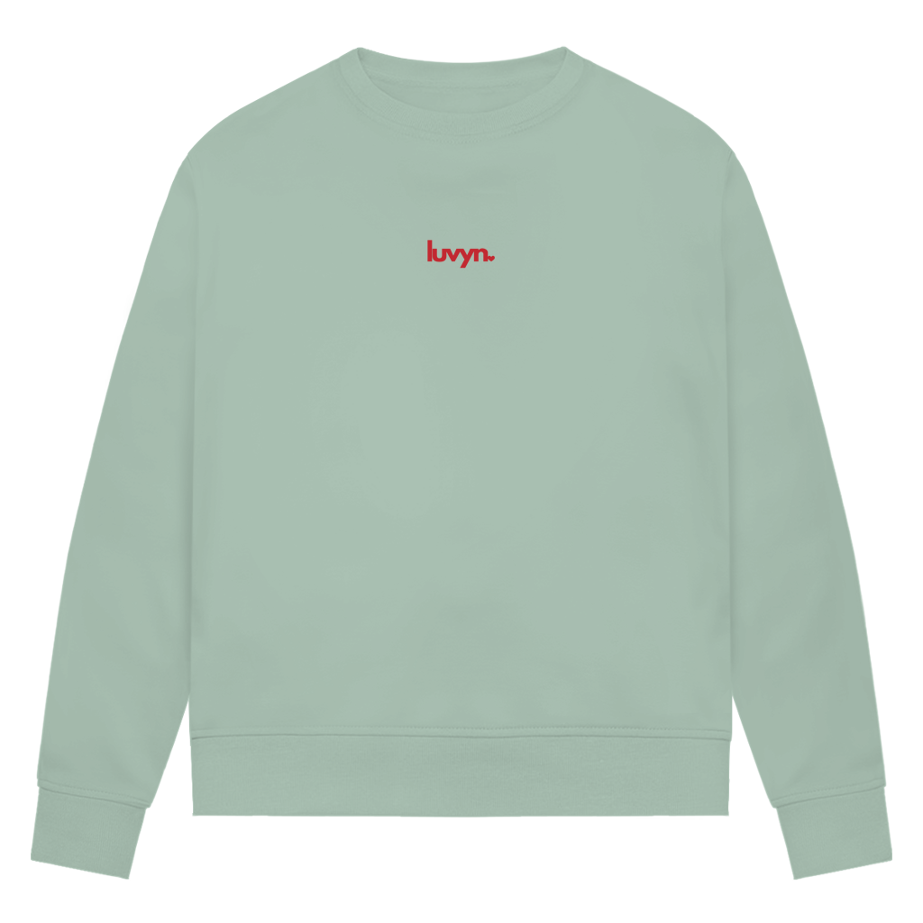 Damen Premium Bio Sweatshirt LUVYN RED 26