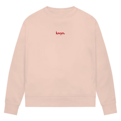 Damen Premium Bio Sweatshirt LUVYN RED 26