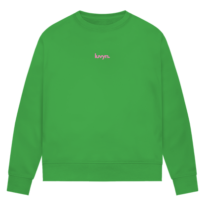 Damen Premium Bio Sweatshirt LUVYN PINK 26