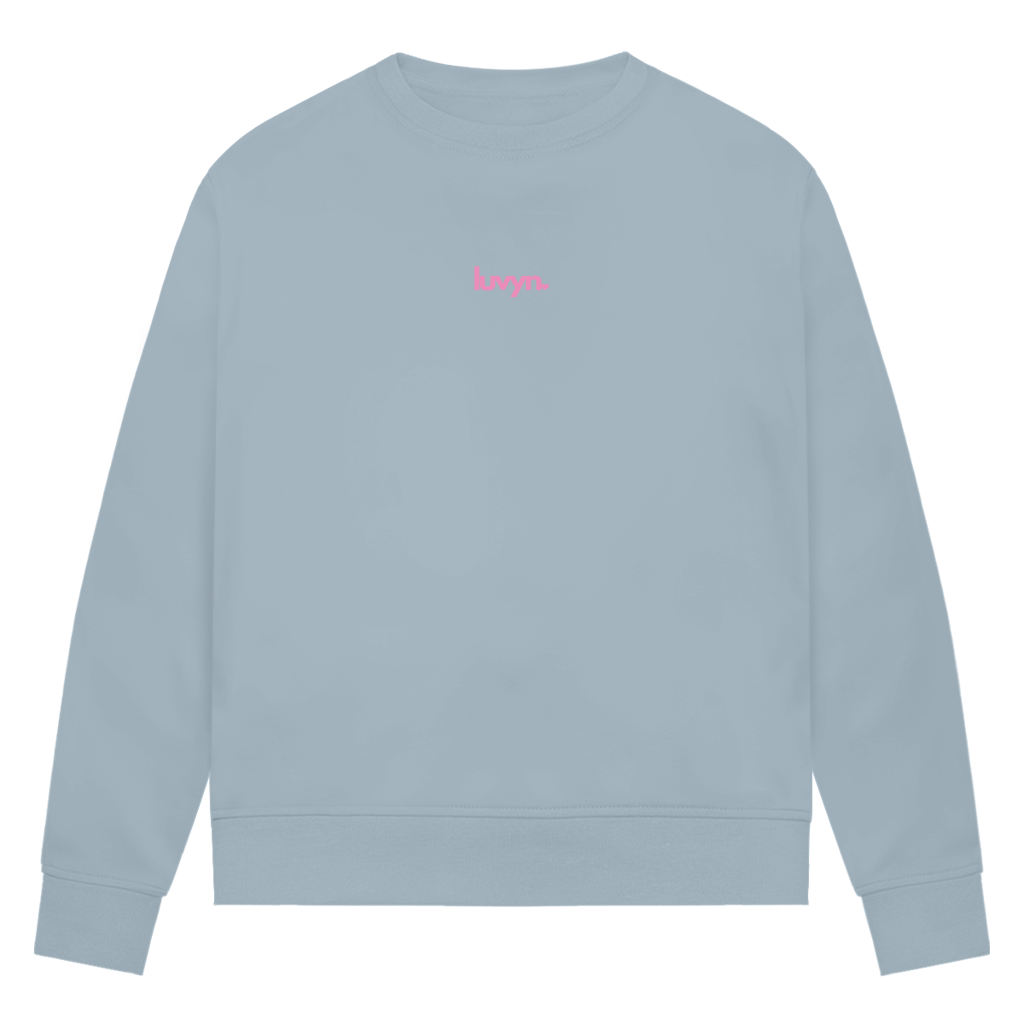 Damen Premium Bio Sweatshirt LUVYN PINK 26