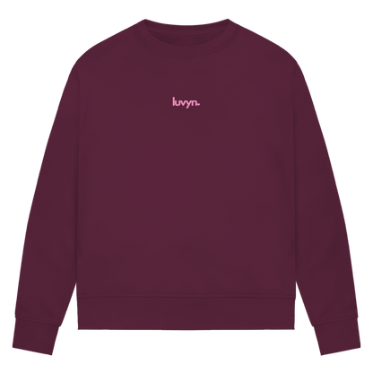 Damen Premium Bio Sweatshirt LUVYN PINK 26