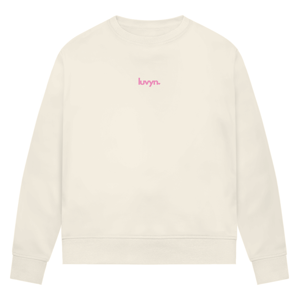 Damen Premium Bio Sweatshirt LUVYN PINK 26
