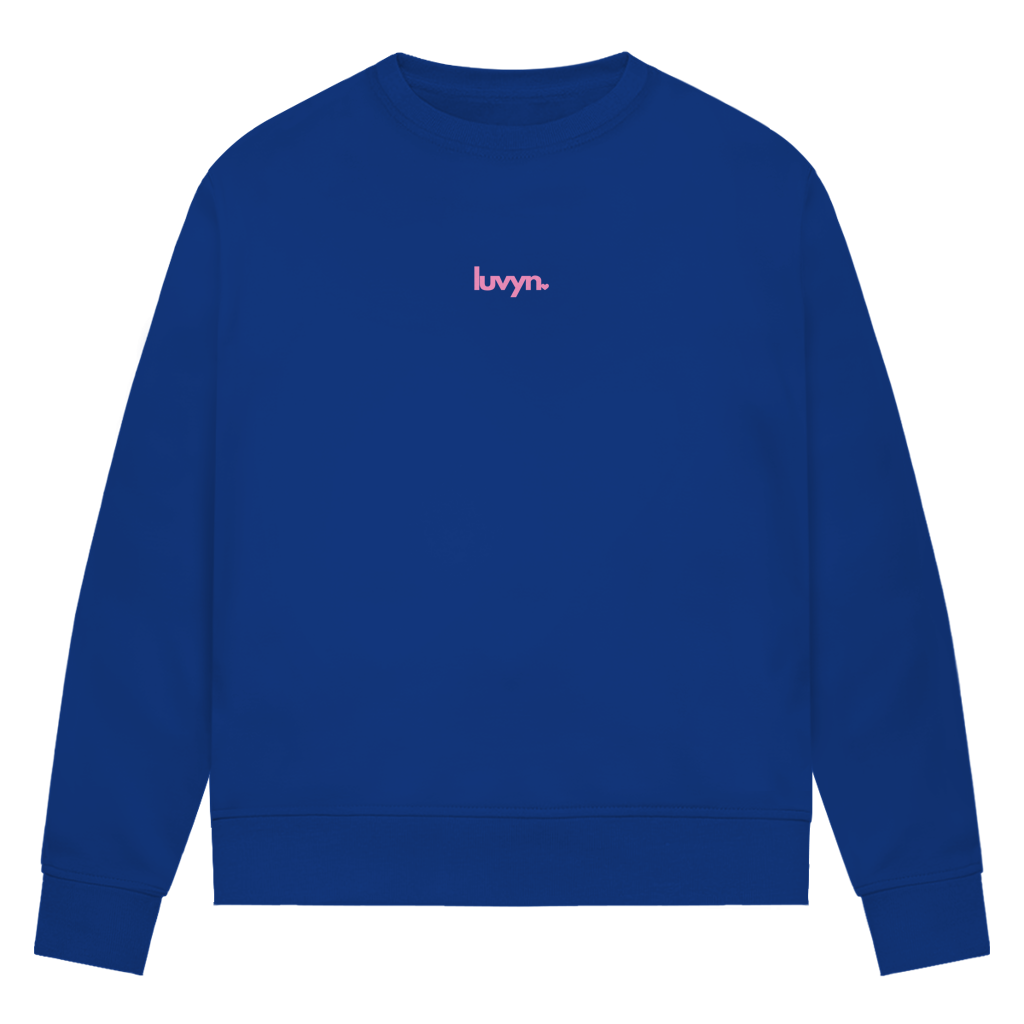 Damen Premium Bio Sweatshirt LUVYN PINK 26