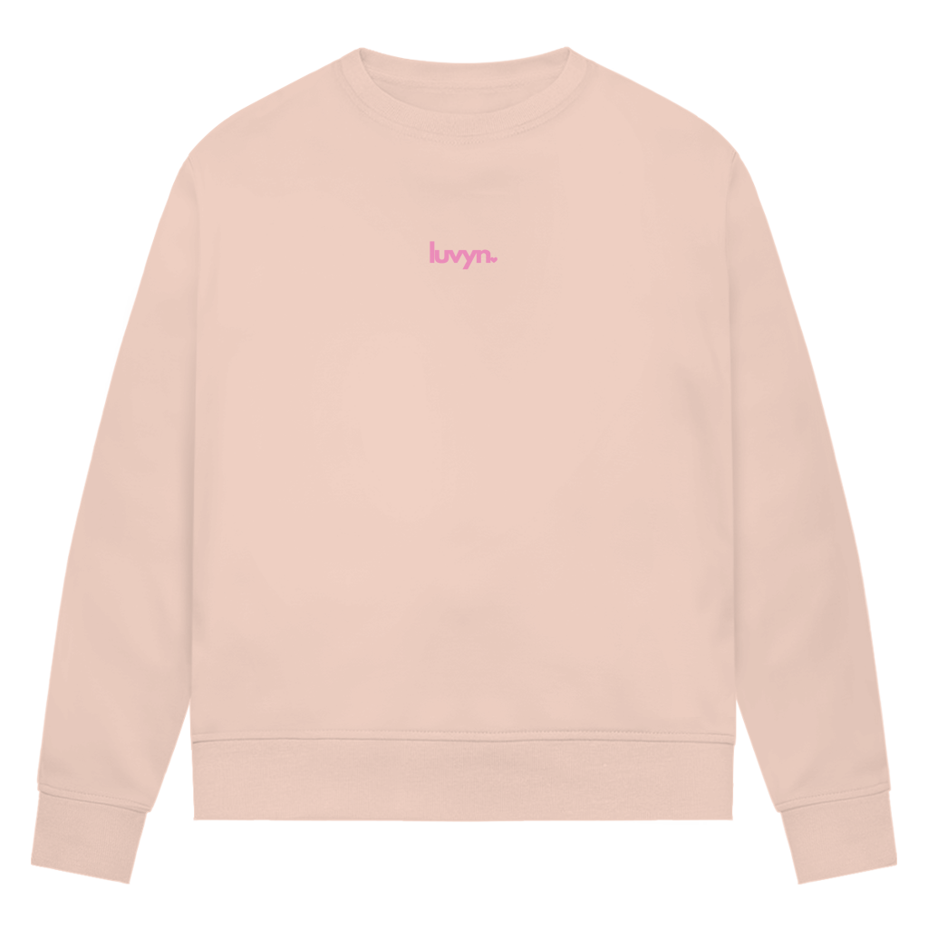 Damen Premium Bio Sweatshirt LUVYN PINK 26