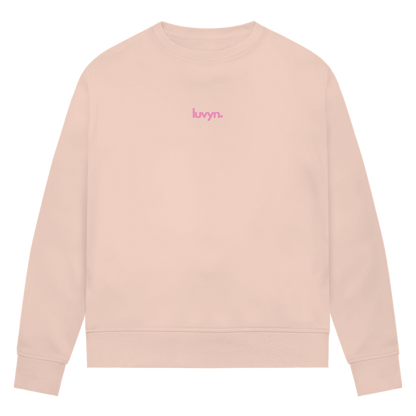 Damen Premium Bio Sweatshirt LUVYN PINK 26