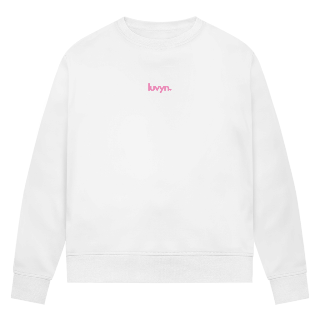 Damen Premium Bio Sweatshirt LUVYN PINK 26
