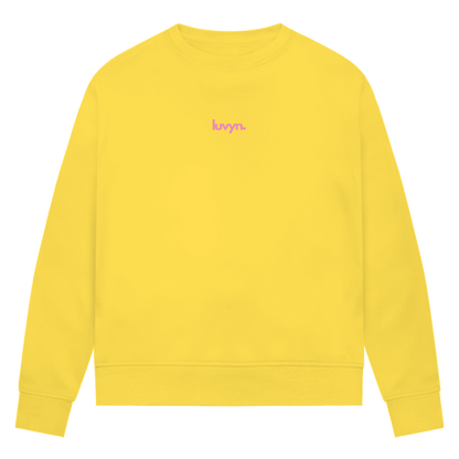 Damen Premium Bio Sweatshirt LUVYN PINK 26