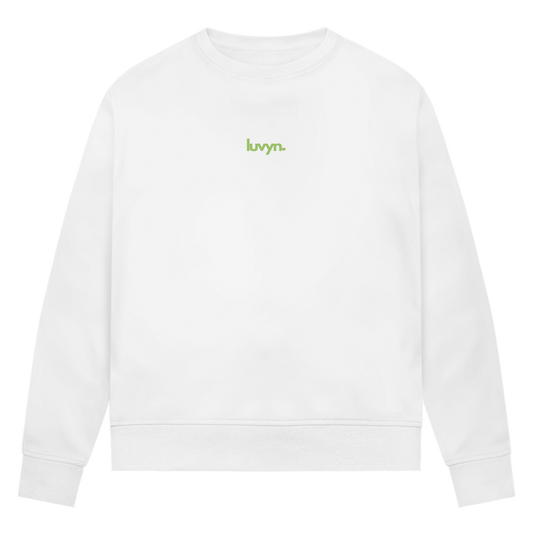 Damen Premium Bio Sweatshirt LUVYN LIME 26